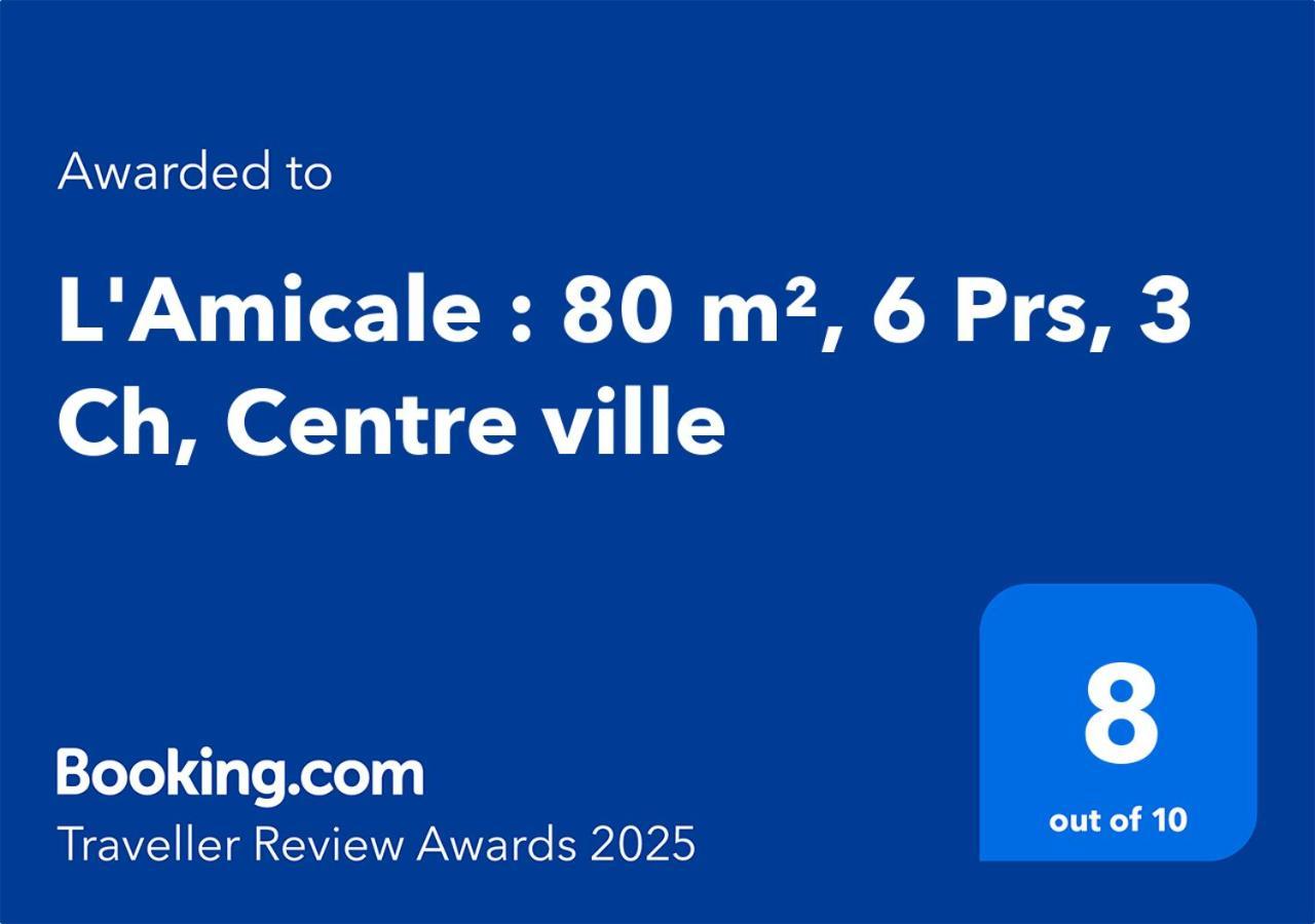 L'Amicale : 80 M², 6 Prs, 3 Ch, Centre Ville Dijon Extérieur photo